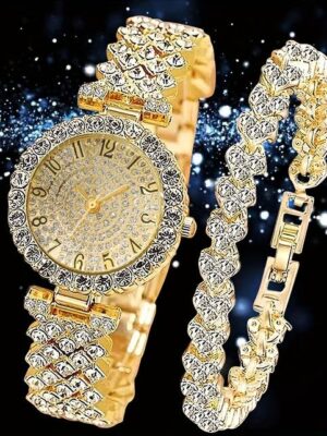 women's beautifull golden watch
